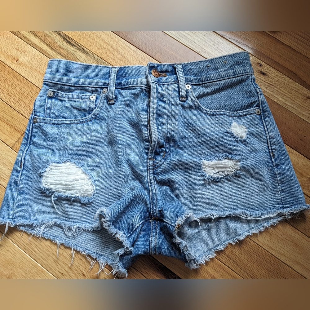 Madewell Relaxed Denim Shorts size 25